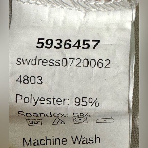 SHEIN Sleeveless Red Blue Tie Dye Split Hem Crewneck Pullover Maxi Dress. Large. - Picture 7 of 8